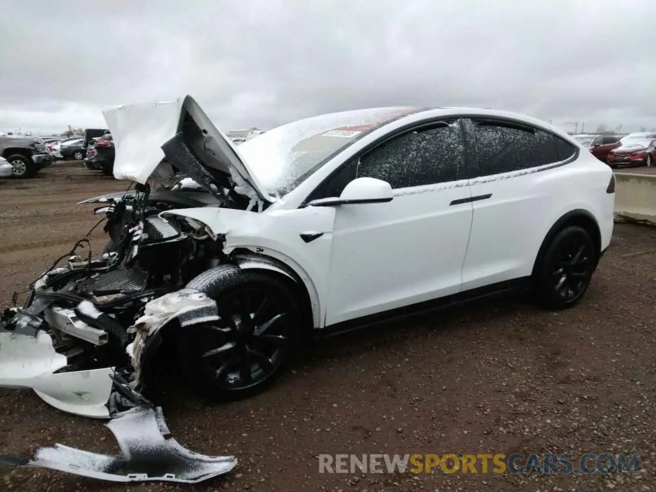 1 Photograph of a damaged car 7SAXCBE5XPF399133 TESLA MODEL X 2023