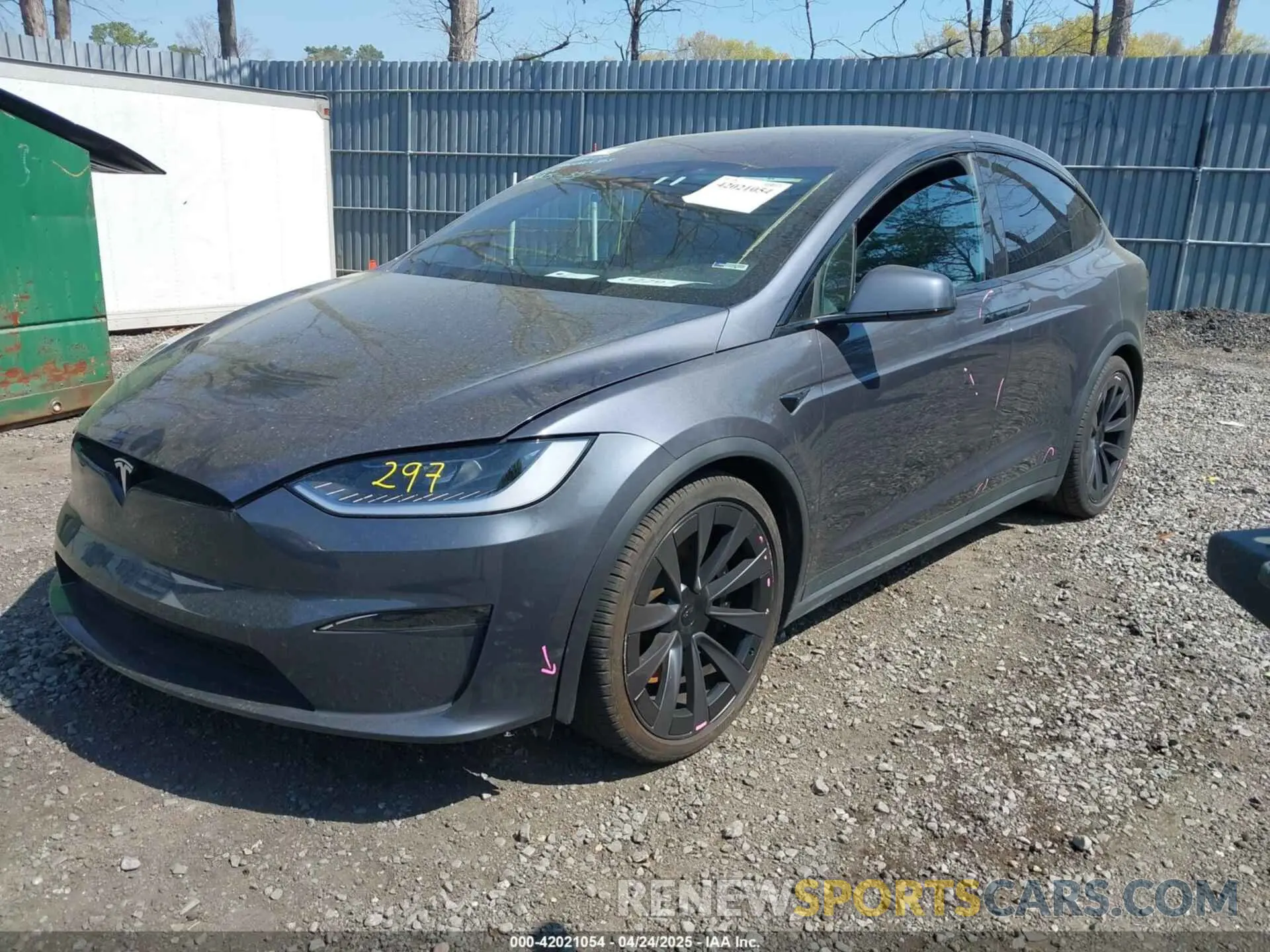 2 Photograph of a damaged car 7SAXCBE5XPF414293 TESLA MODEL X 2023