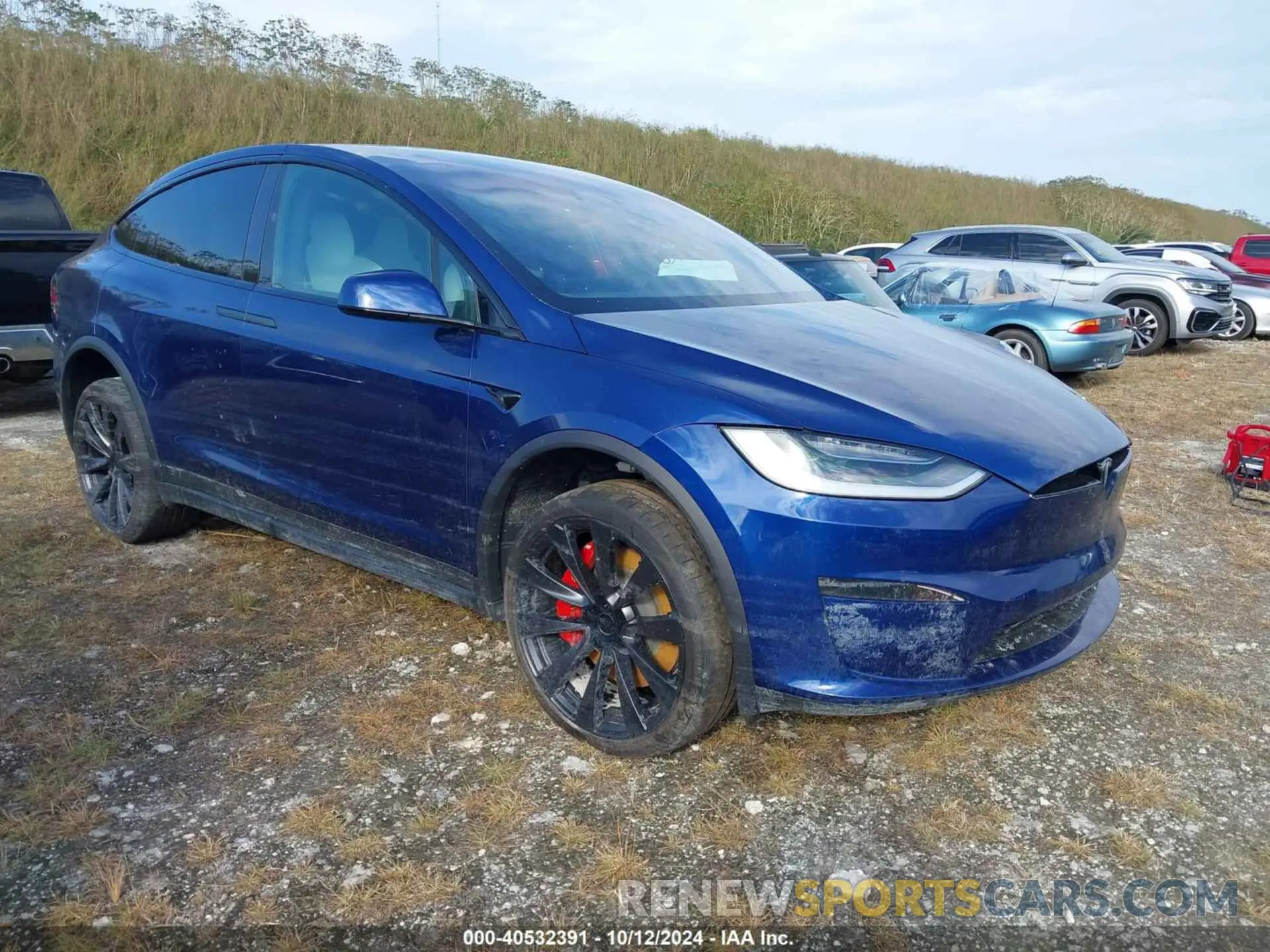 1 Photograph of a damaged car 7SAXCBE60PF386982 TESLA MODEL X 2023