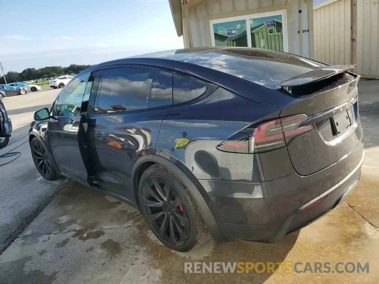 2 Photograph of a damaged car 7SAXCBE60PF423769 TESLA MODEL X 2023