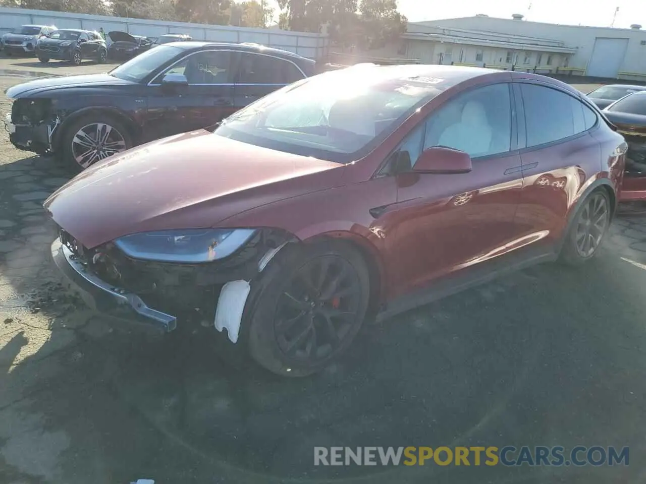 1 Photograph of a damaged car 7SAXCBE60PF431032 TESLA MODEL X 2023