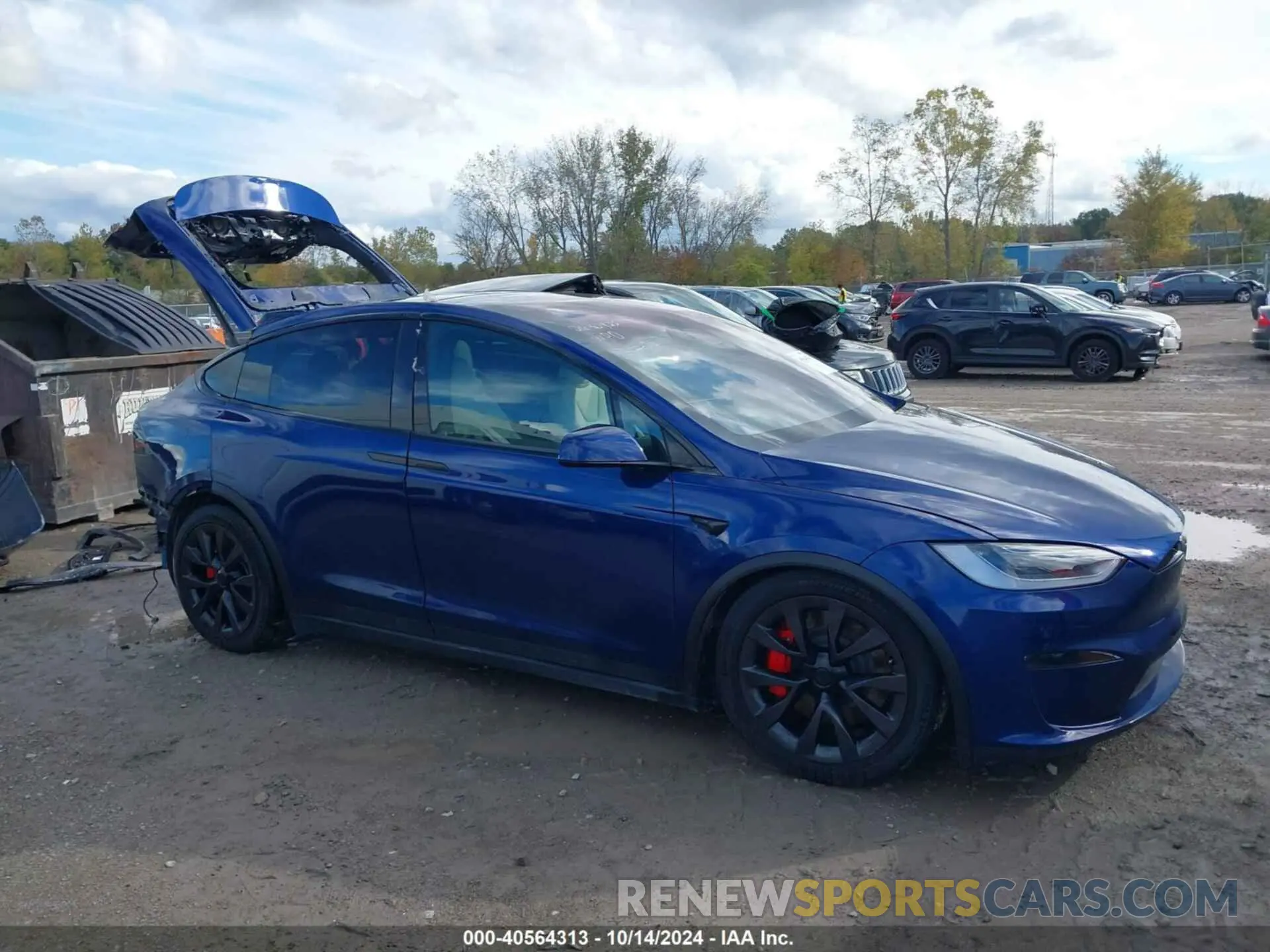 14 Photograph of a damaged car 7SAXCBE61PF418340 TESLA MODEL X 2023