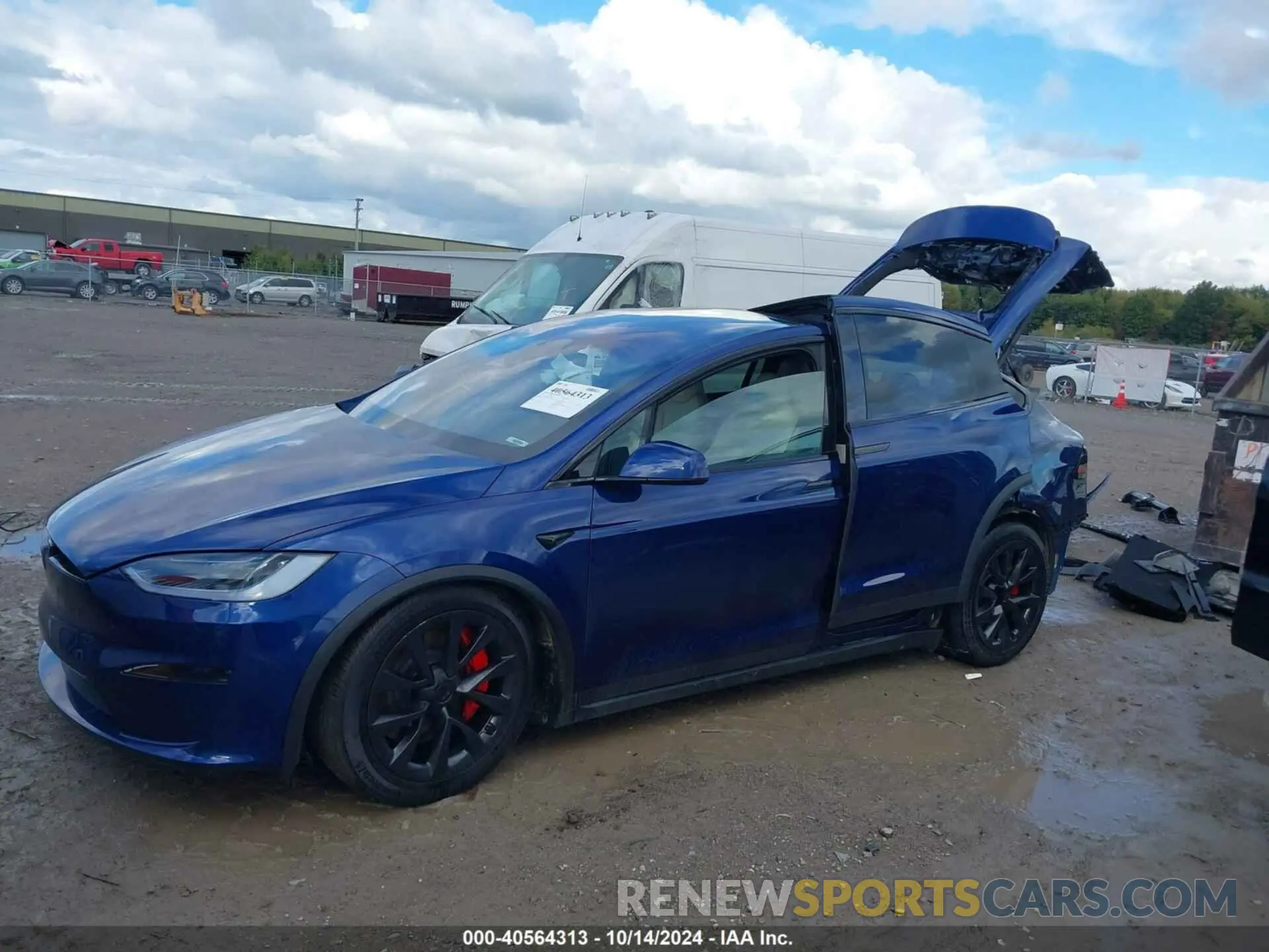 2 Photograph of a damaged car 7SAXCBE61PF418340 TESLA MODEL X 2023
