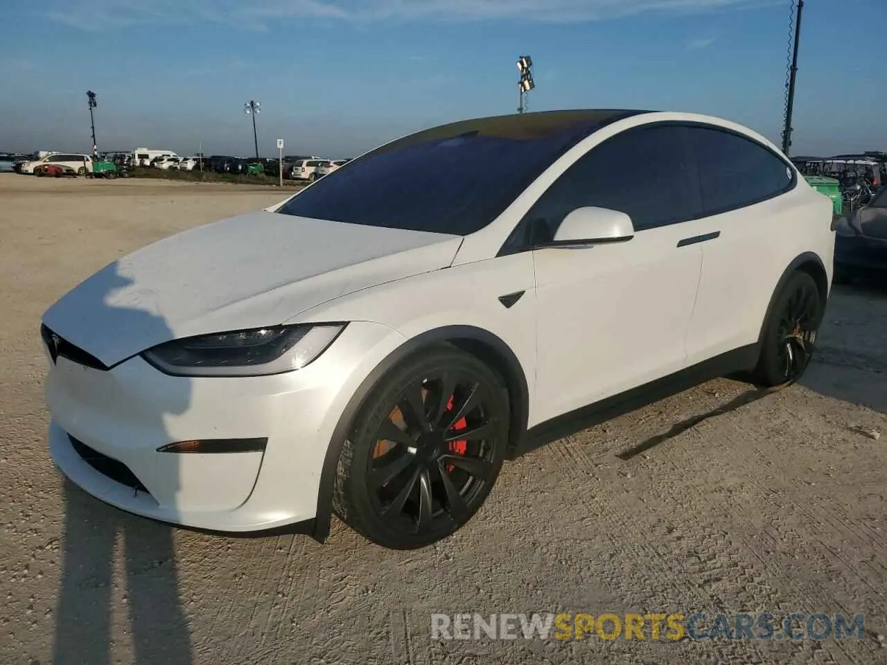 1 Photograph of a damaged car 7SAXCBE62PF384618 TESLA MODEL X 2023