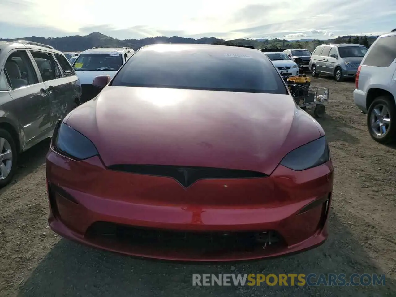 5 Photograph of a damaged car 7SAXCBE62PF427287 TESLA MODEL X 2023