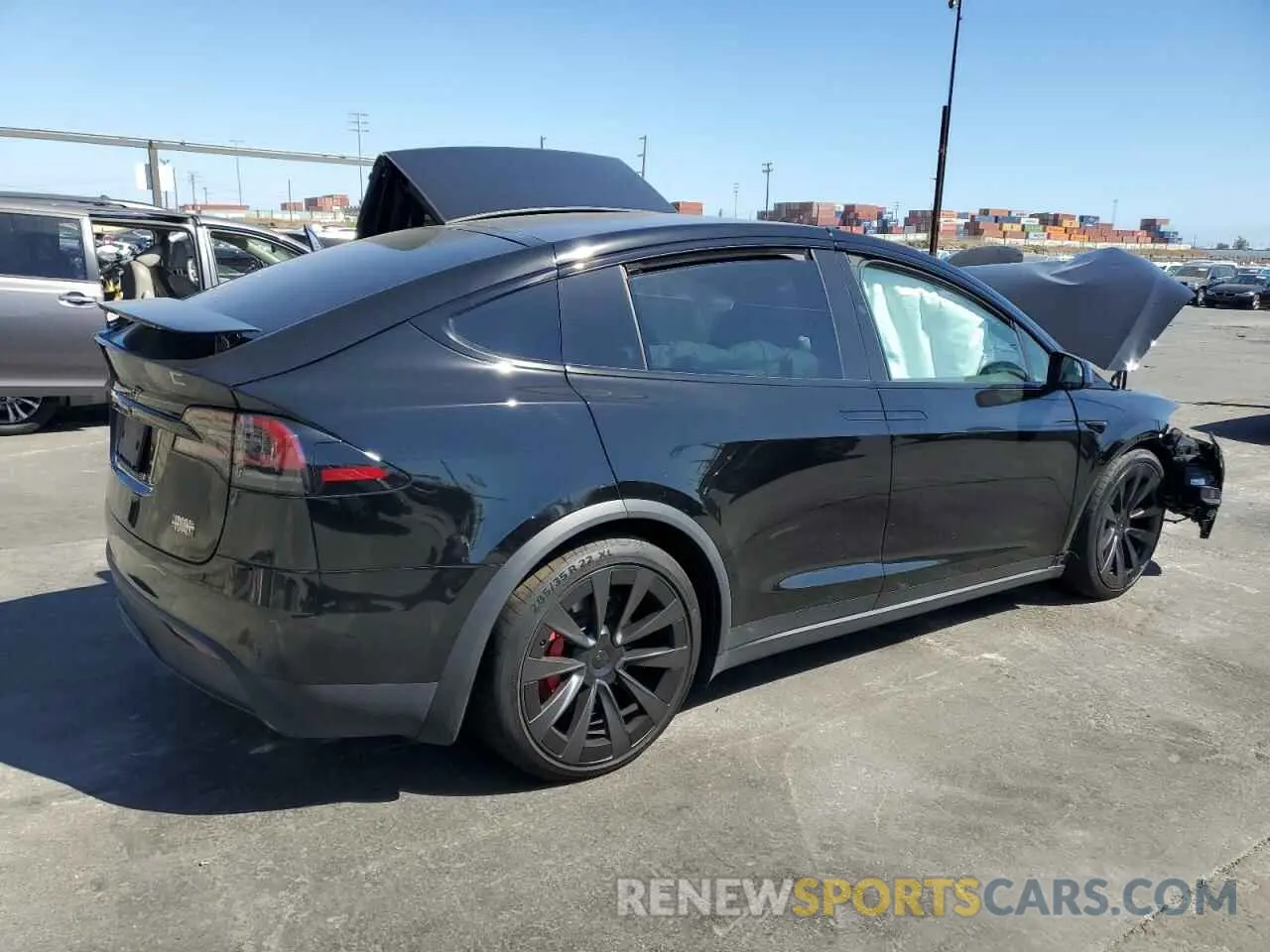 3 Photograph of a damaged car 7SAXCBE63PF401720 TESLA MODEL X 2023