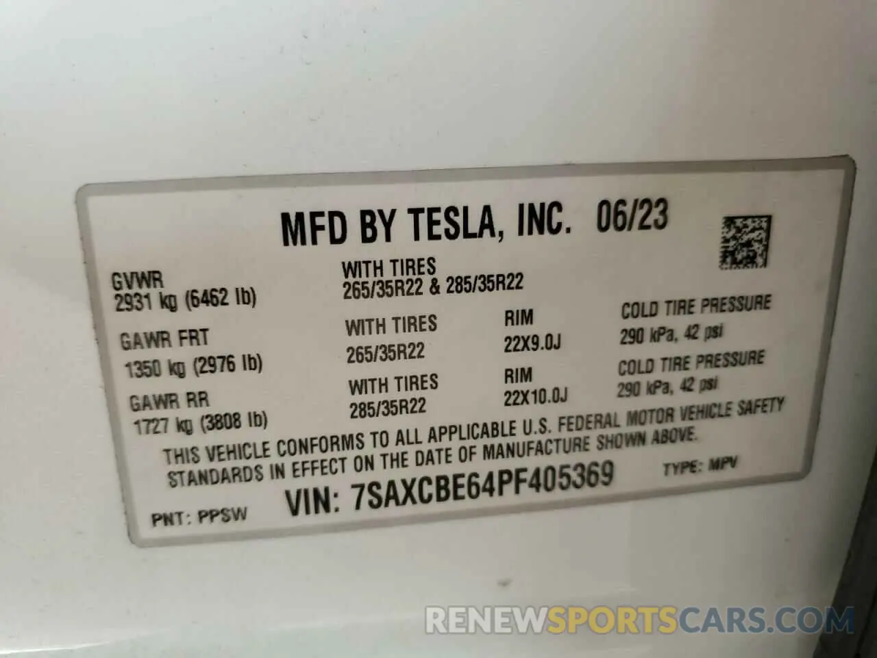 13 Photograph of a damaged car 7SAXCBE64PF405369 TESLA MODEL X 2023