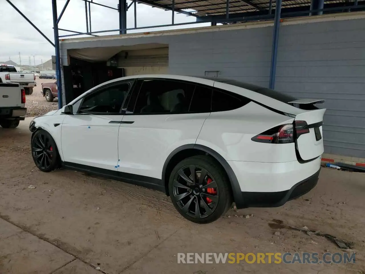 2 Photograph of a damaged car 7SAXCBE64PF405369 TESLA MODEL X 2023