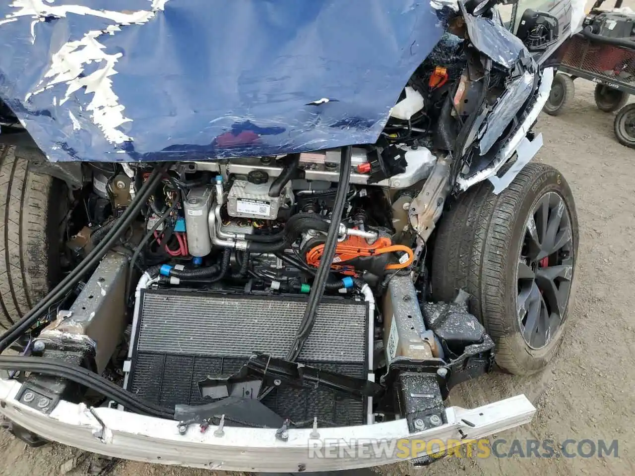 12 Photograph of a damaged car 7SAXCBE64PF425167 TESLA MODEL X 2023