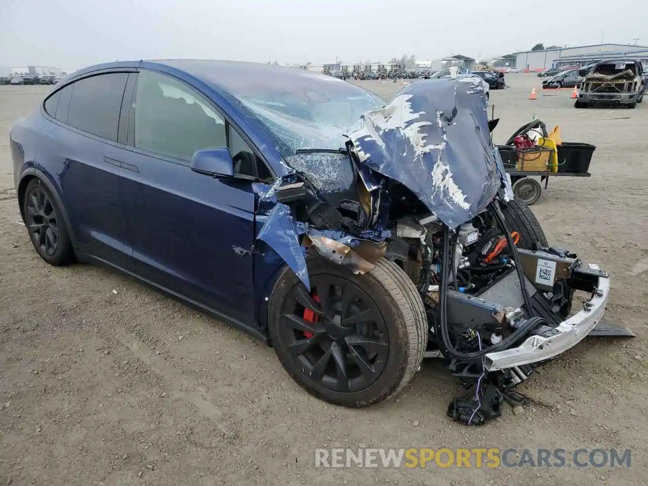 4 Photograph of a damaged car 7SAXCBE64PF425167 TESLA MODEL X 2023