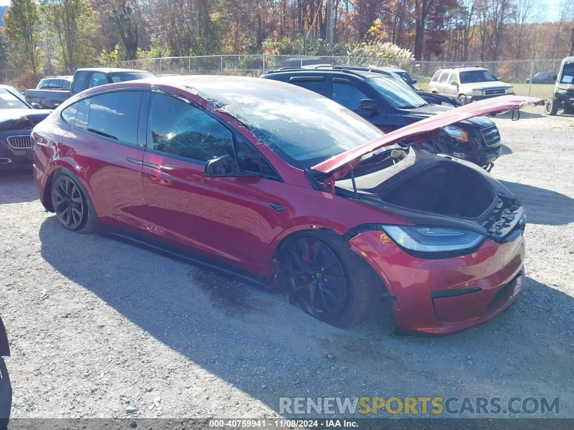 1 Photograph of a damaged car 7SAXCBE65PF391997 TESLA MODEL X 2023