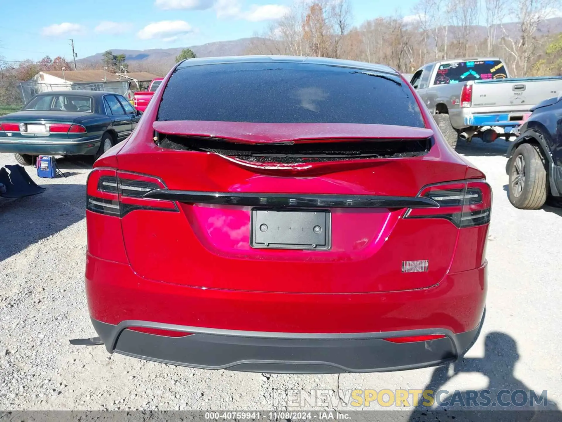 17 Photograph of a damaged car 7SAXCBE65PF391997 TESLA MODEL X 2023