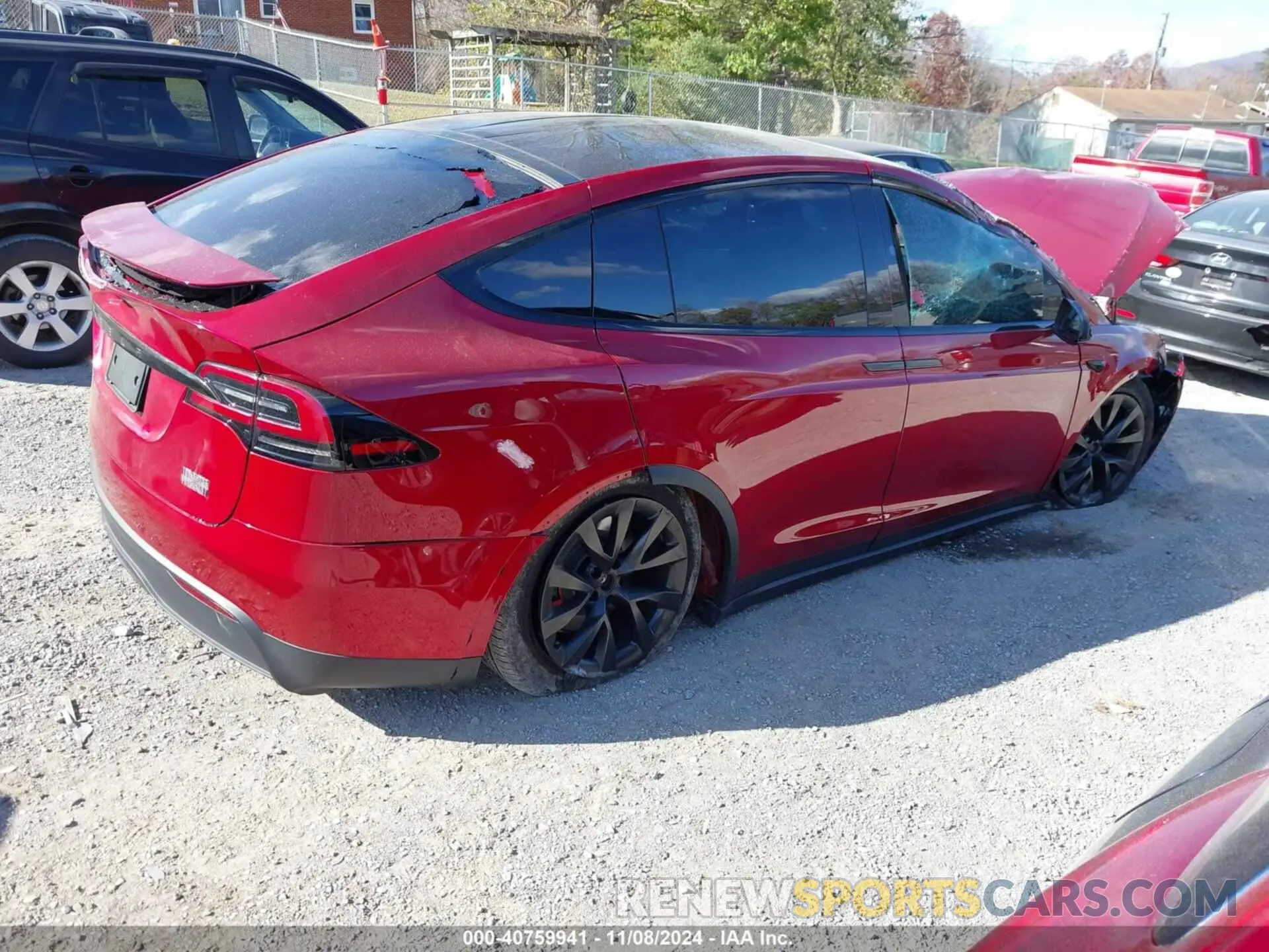 4 Photograph of a damaged car 7SAXCBE65PF391997 TESLA MODEL X 2023