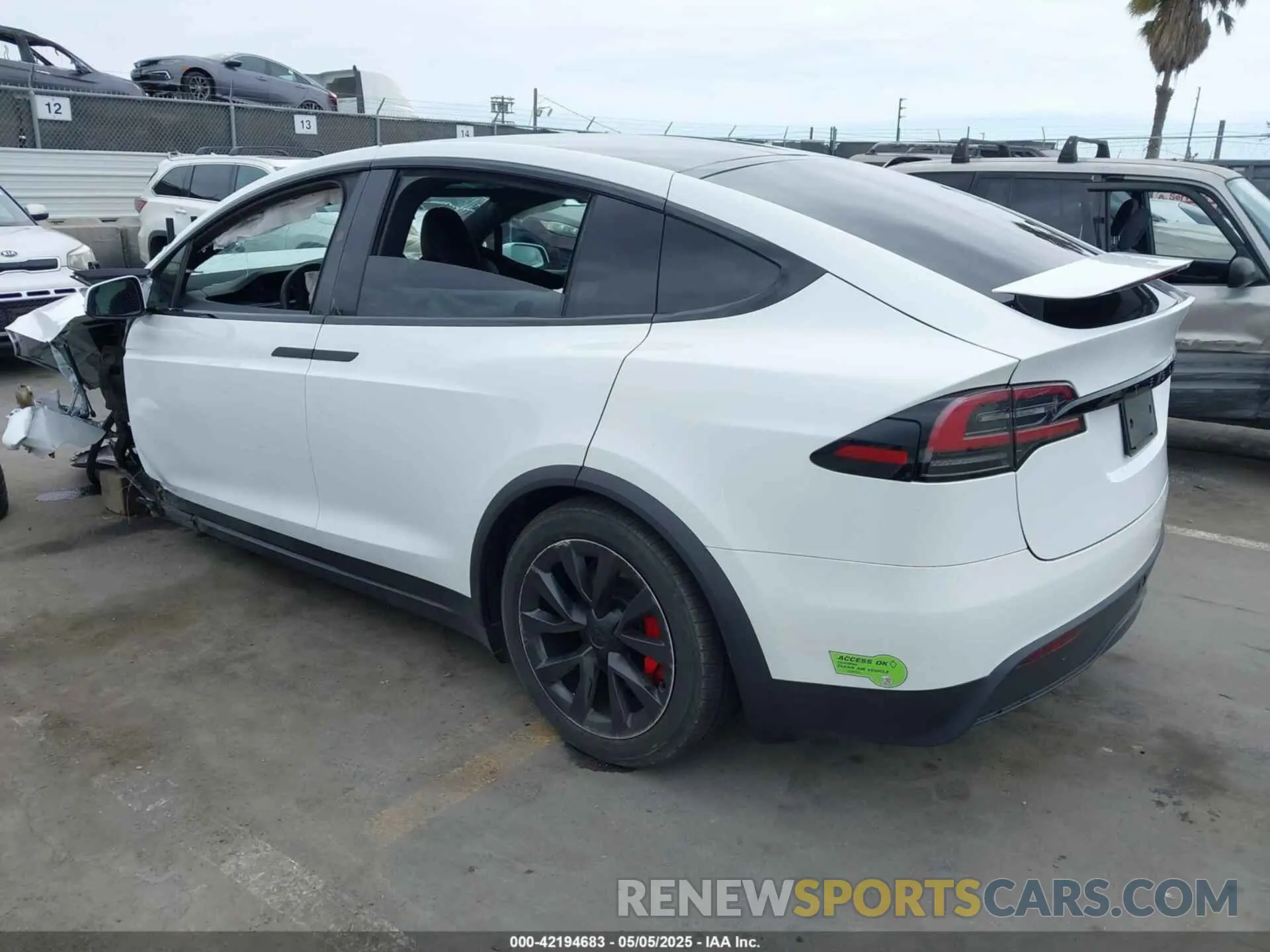 3 Photograph of a damaged car 7SAXCBE65PF400262 TESLA MODEL X 2023