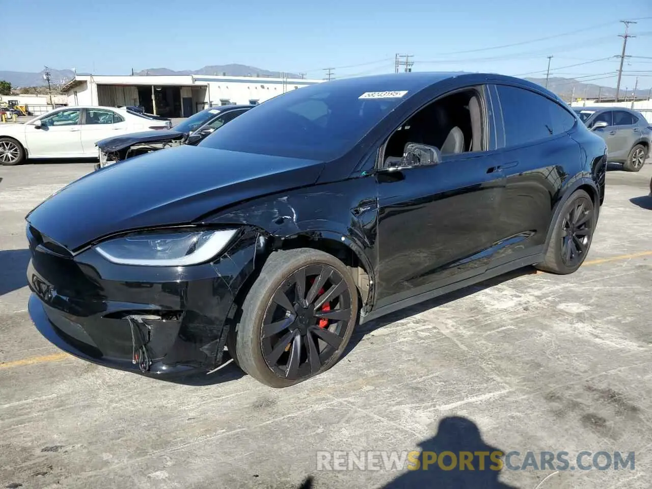 1 Photograph of a damaged car 7SAXCBE65PF418874 TESLA MODEL X 2023