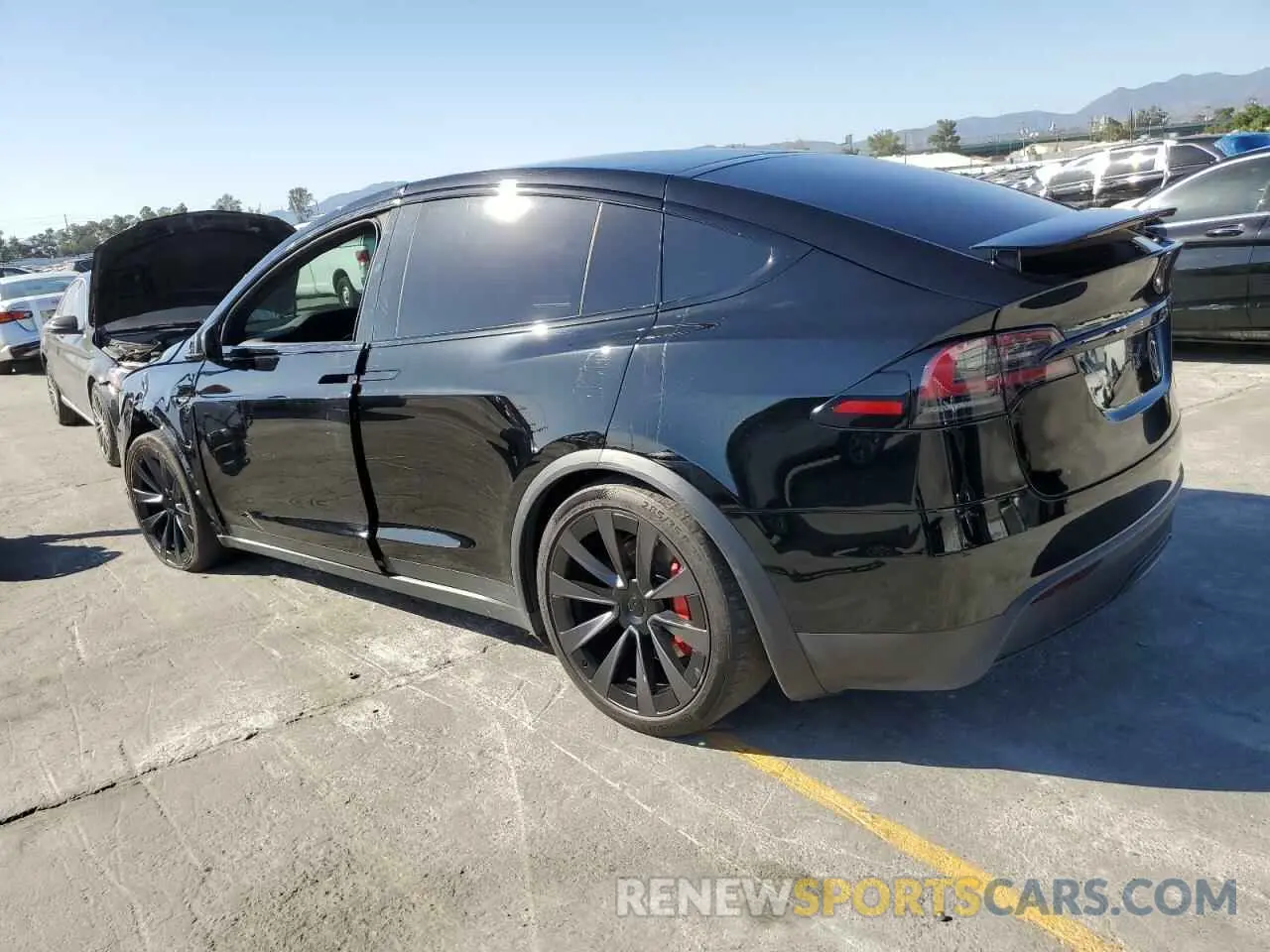 2 Photograph of a damaged car 7SAXCBE65PF418874 TESLA MODEL X 2023
