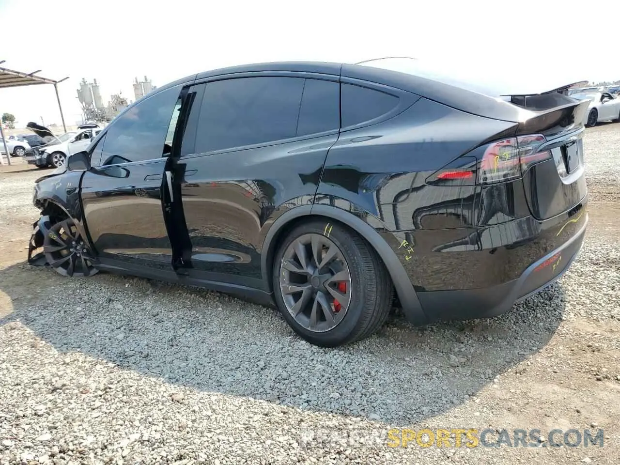 2 Photograph of a damaged car 7SAXCBE65PF430023 TESLA MODEL X 2023