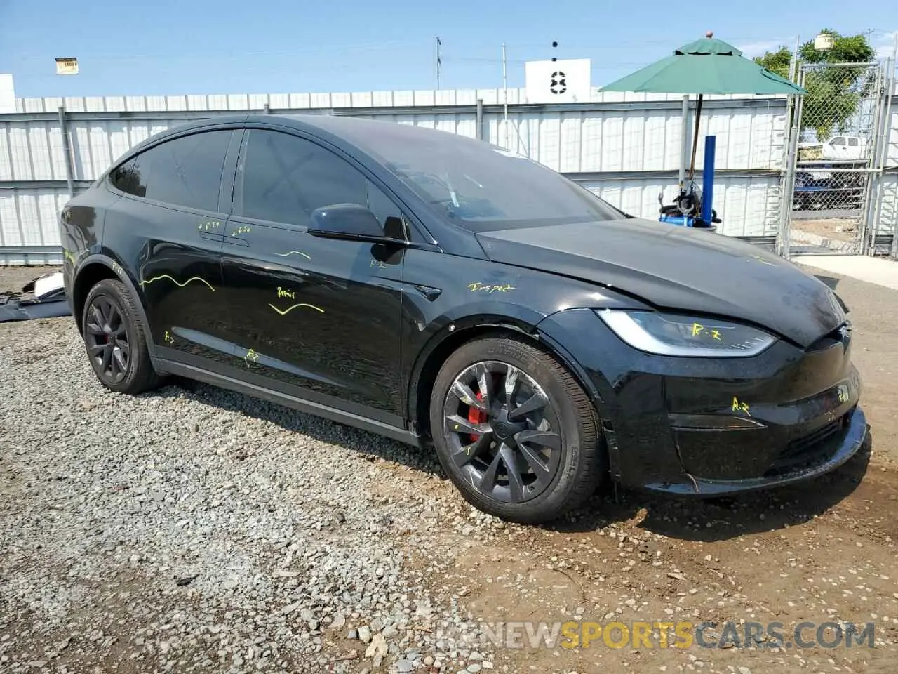 4 Photograph of a damaged car 7SAXCBE65PF430023 TESLA MODEL X 2023