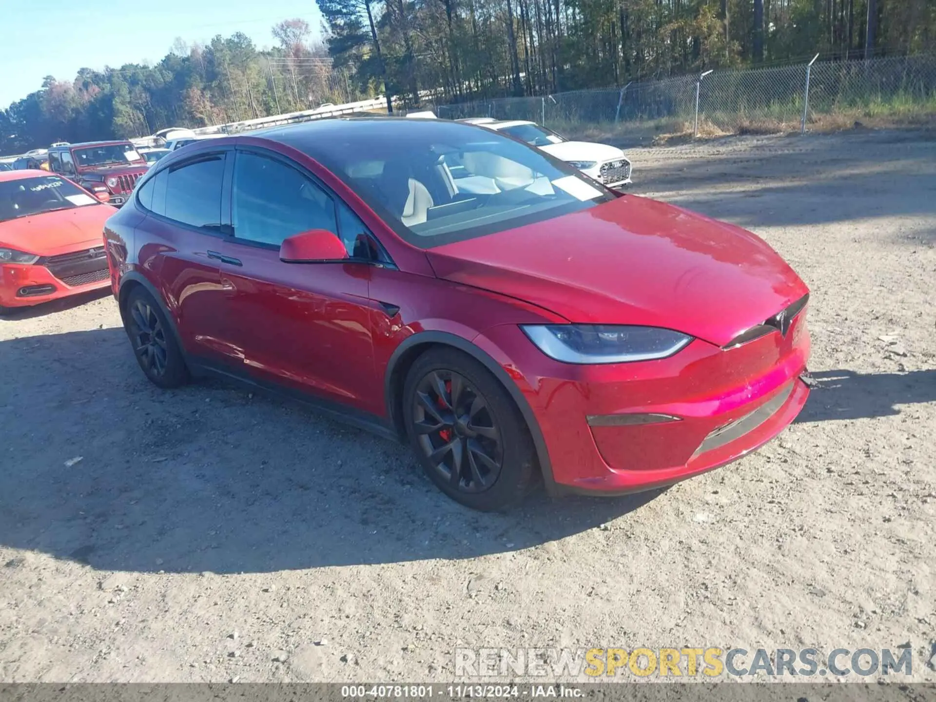 1 Photograph of a damaged car 7SAXCBE66PF425655 TESLA MODEL X 2023