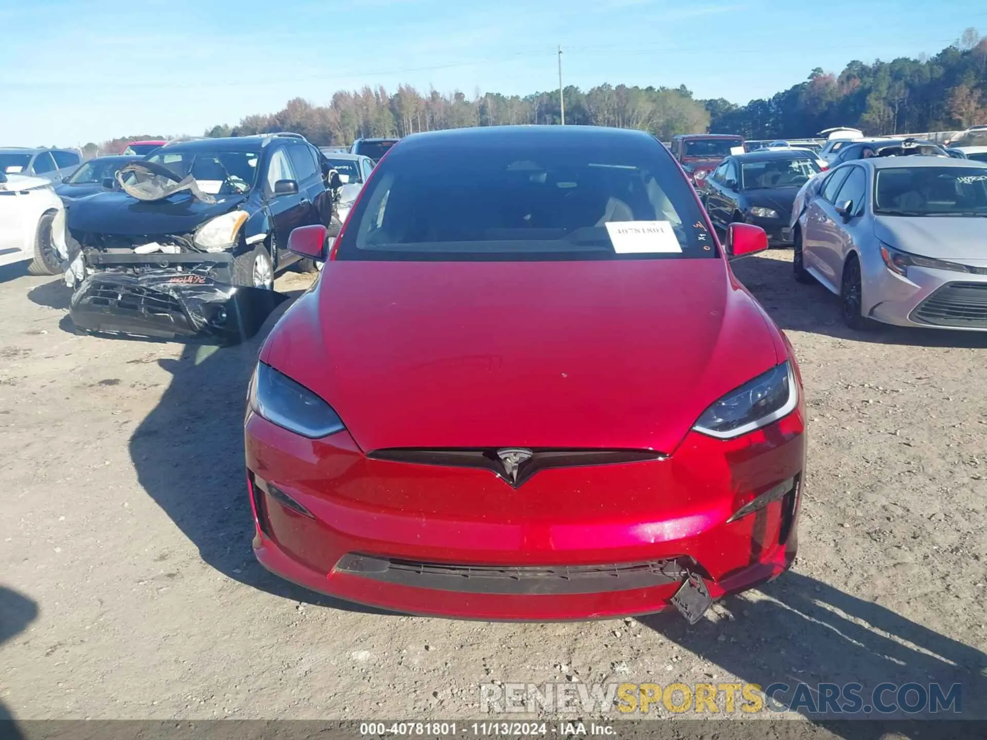 12 Photograph of a damaged car 7SAXCBE66PF425655 TESLA MODEL X 2023