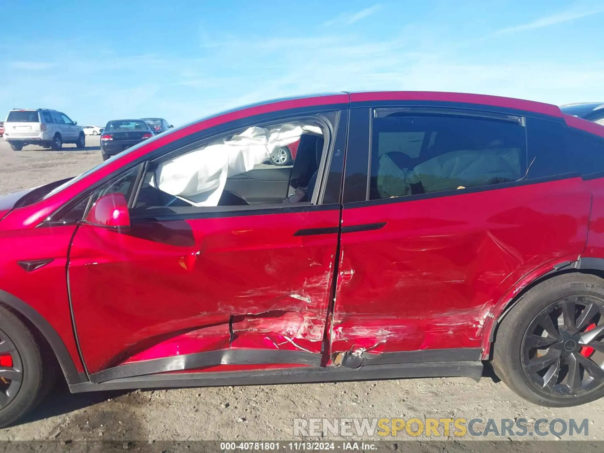 14 Photograph of a damaged car 7SAXCBE66PF425655 TESLA MODEL X 2023