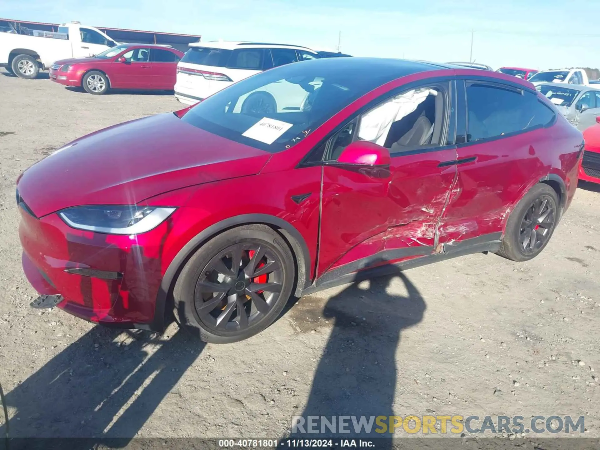 2 Photograph of a damaged car 7SAXCBE66PF425655 TESLA MODEL X 2023