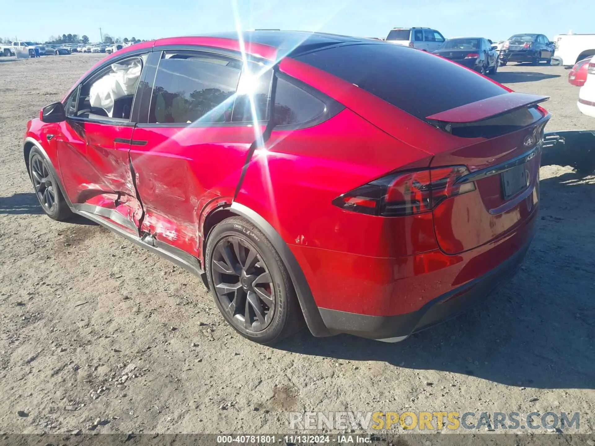 3 Photograph of a damaged car 7SAXCBE66PF425655 TESLA MODEL X 2023