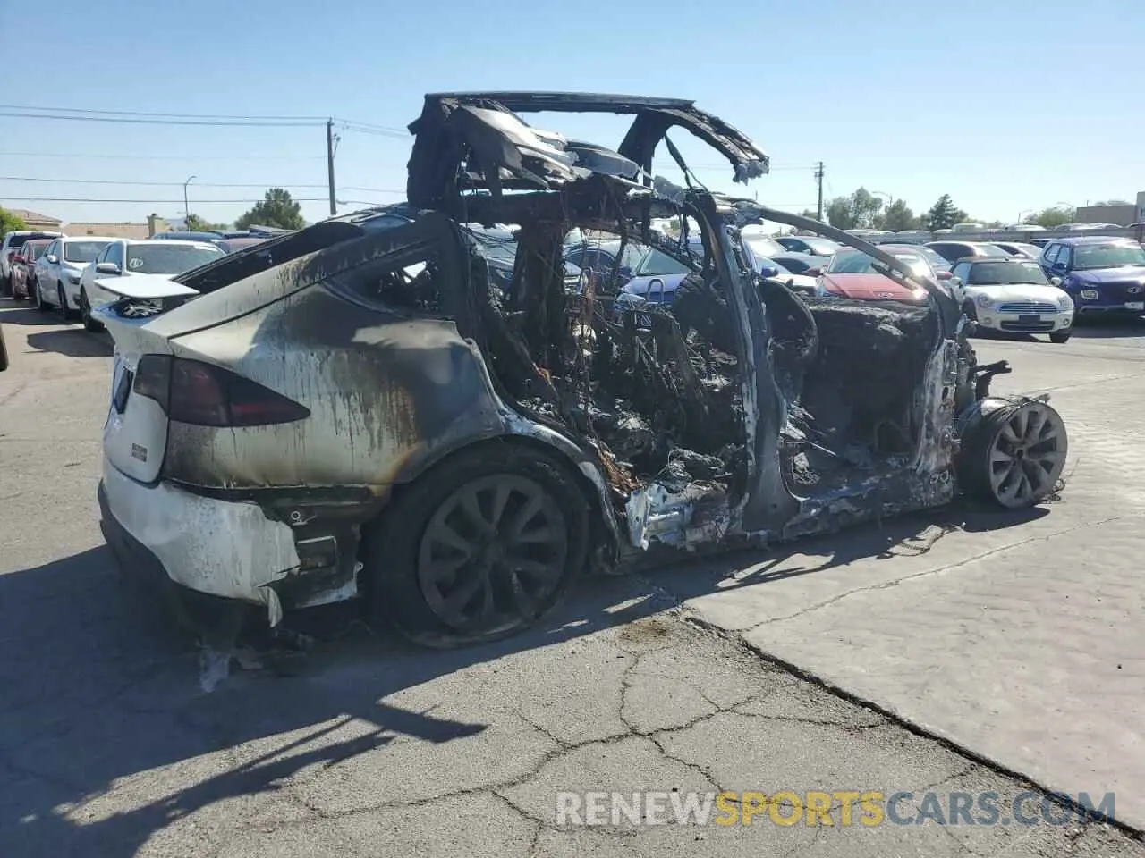 3 Photograph of a damaged car 7SAXCBE66PF431309 TESLA MODEL X 2023