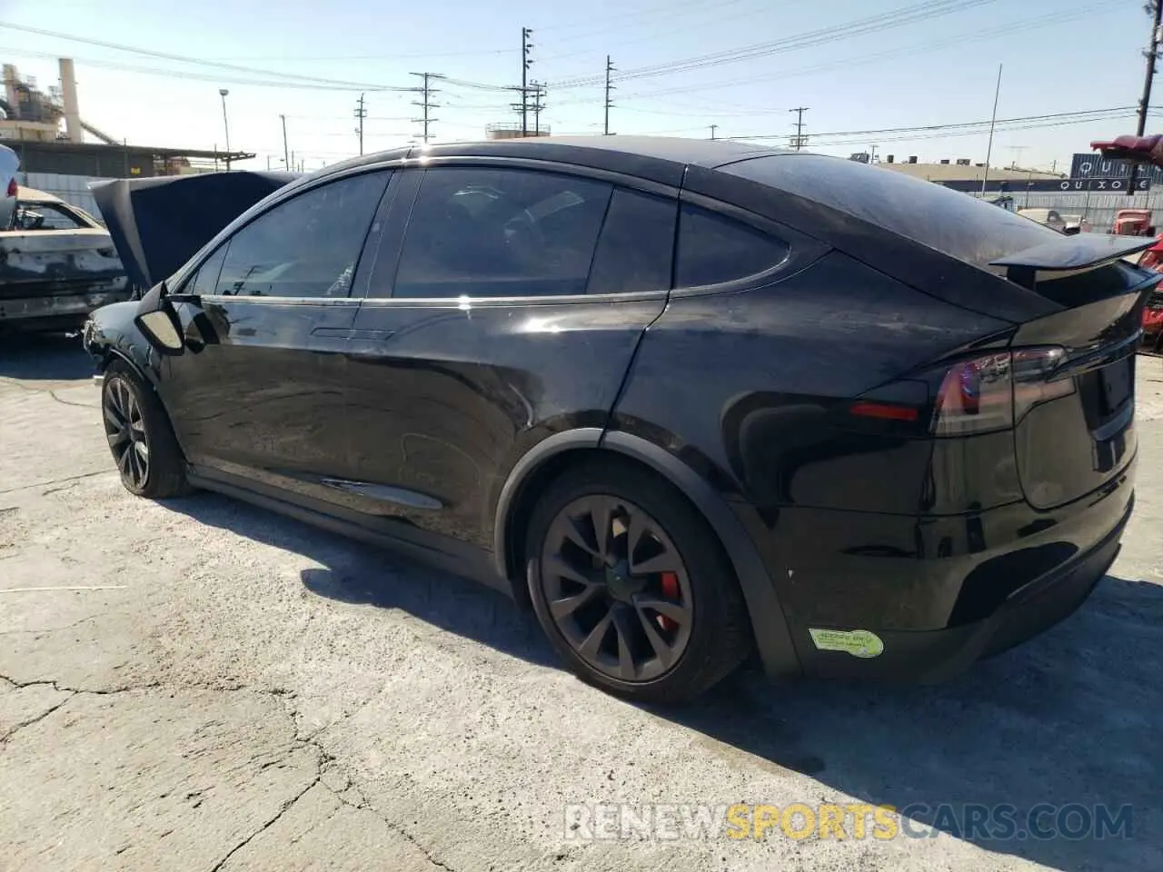 2 Photograph of a damaged car 7SAXCBE67PF387899 TESLA MODEL X 2023