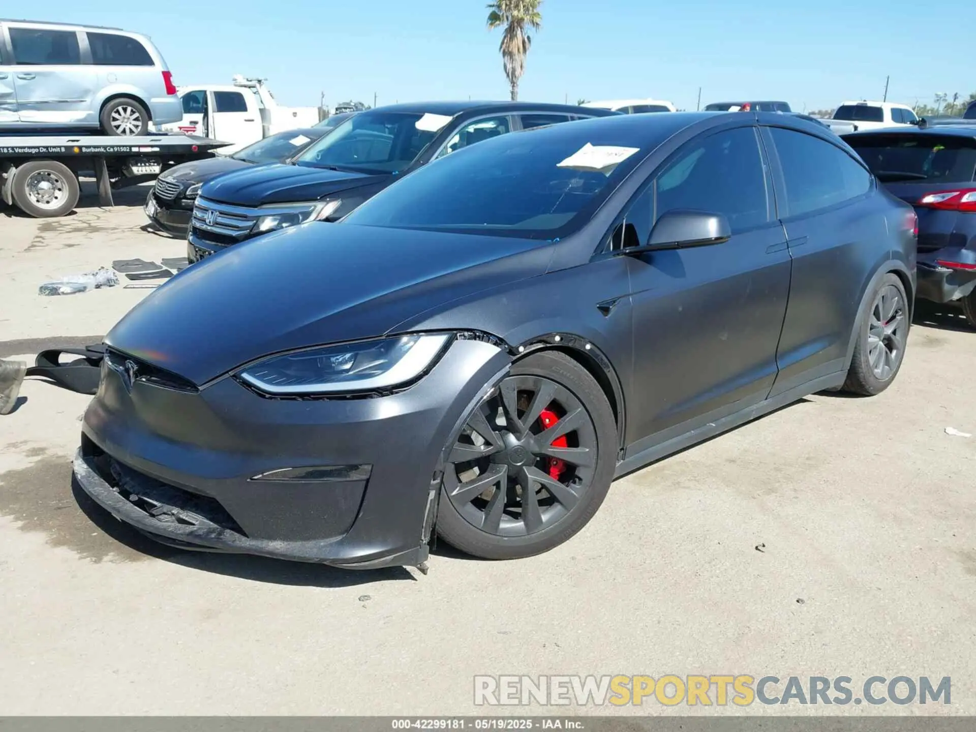 2 Photograph of a damaged car 7SAXCBE67PF429746 TESLA MODEL X 2023