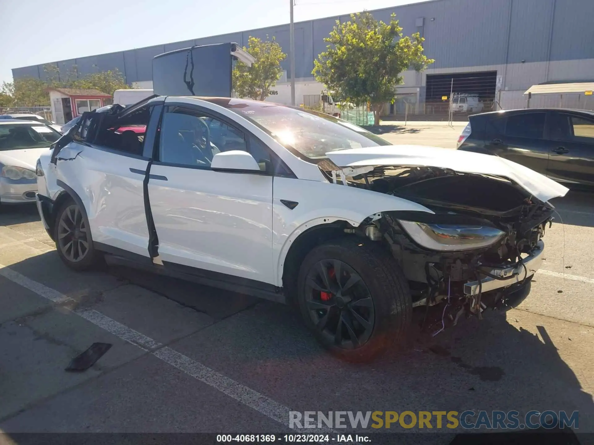 1 Photograph of a damaged car 7SAXCBE69PF410115 TESLA MODEL X 2023