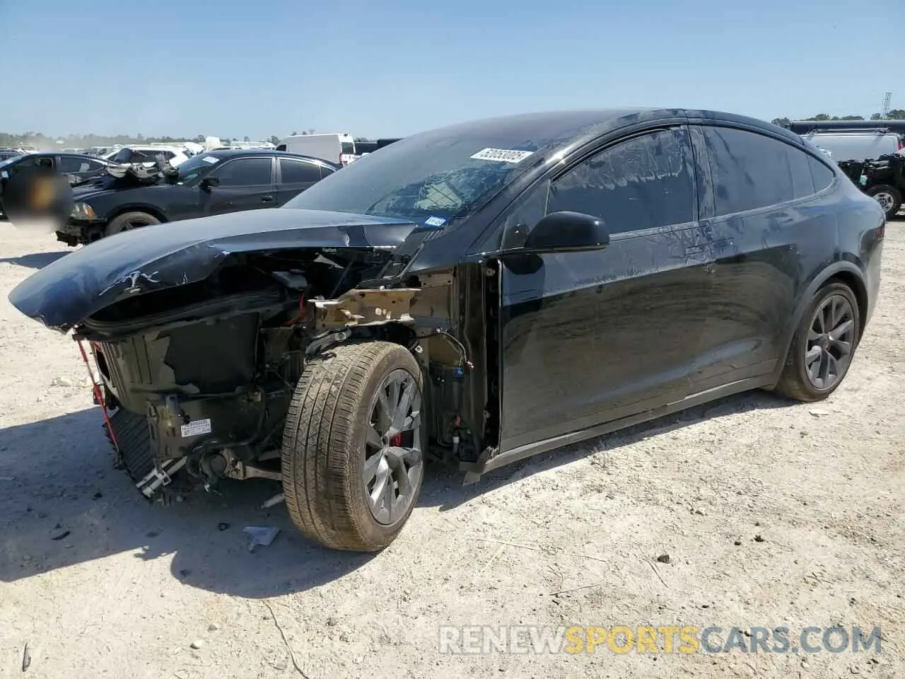 1 Photograph of a damaged car 7SAXCBE69PF425908 TESLA MODEL X 2023