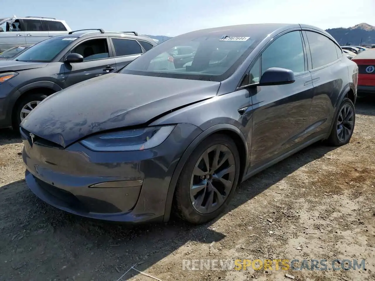 1 Photograph of a damaged car 7SAXCBE6XPF373186 TESLA MODEL X 2023