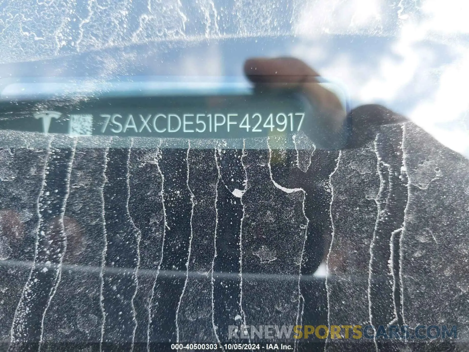 9 Photograph of a damaged car 7SAXCDE51PF424917 TESLA MODEL X 2023
