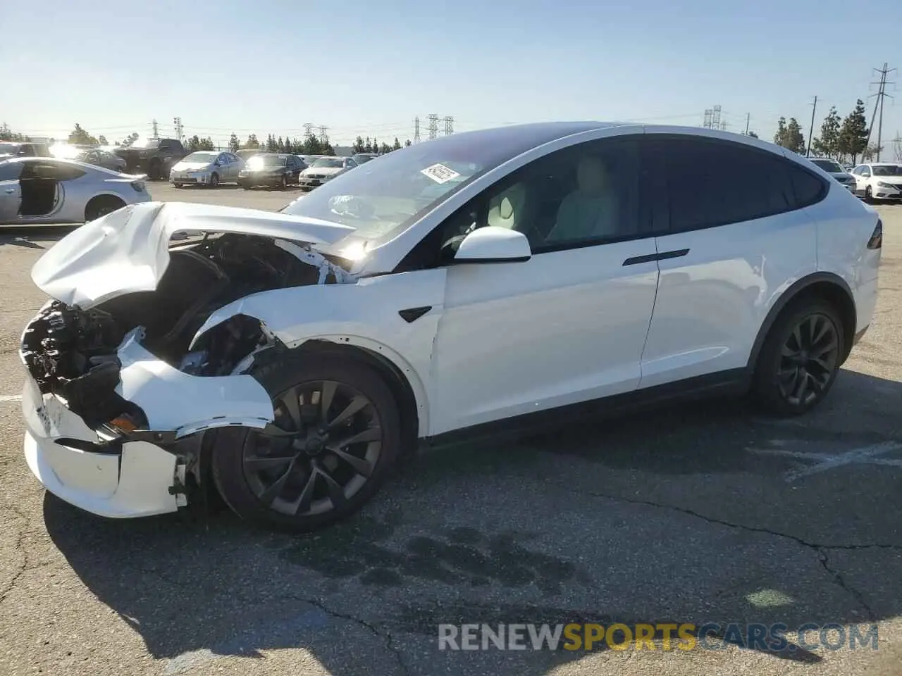 1 Photograph of a damaged car 7SAXCDE52PF378496 TESLA MODEL X 2023