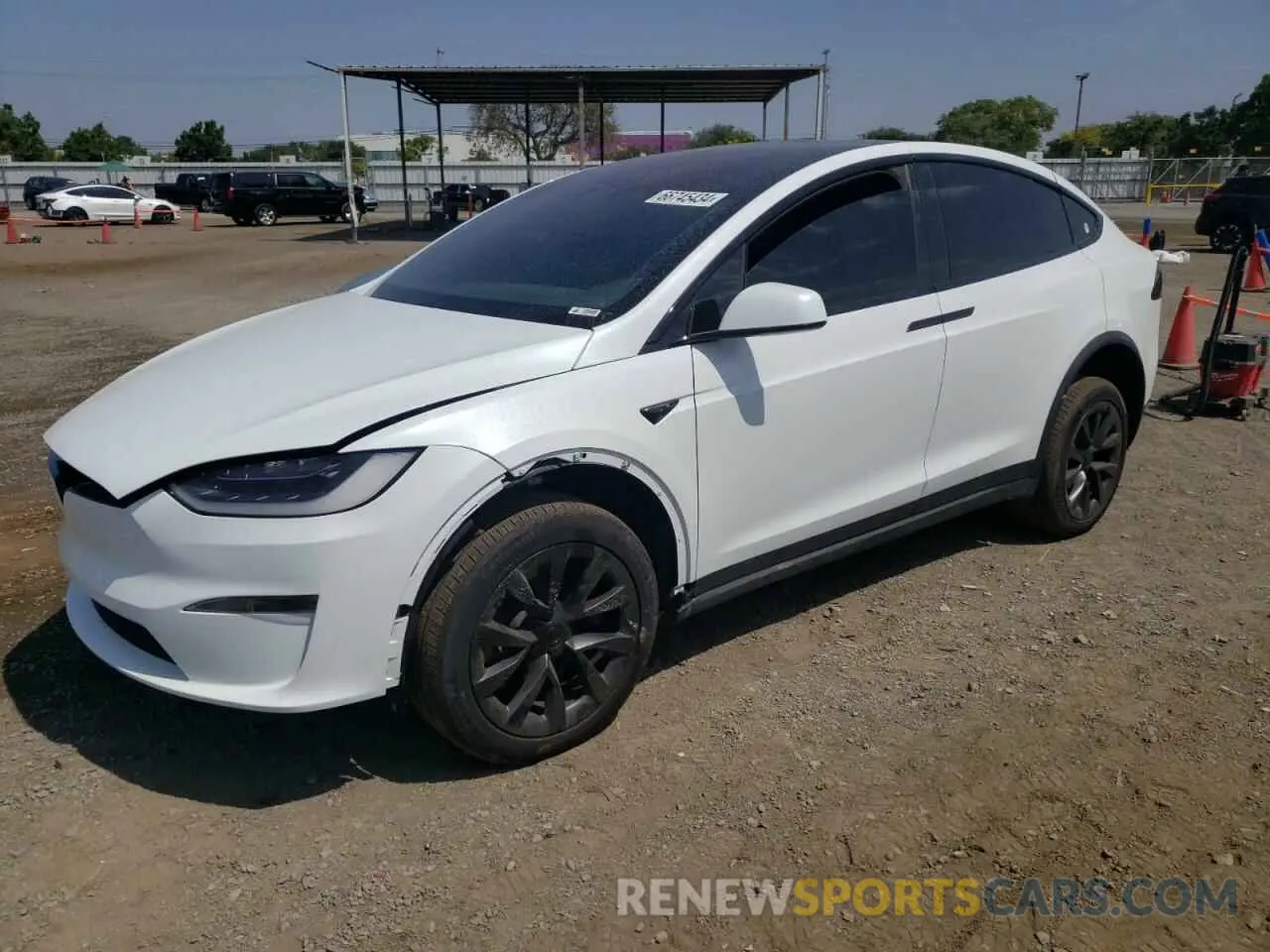 1 Photograph of a damaged car 7SAXCDE52PF401145 TESLA MODEL X 2023