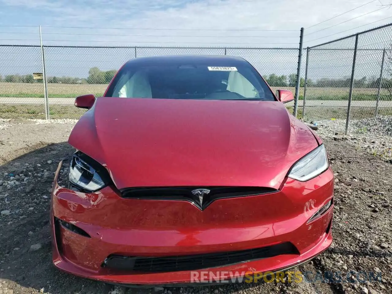 5 Photograph of a damaged car 7SAXCDE52PF431276 TESLA MODEL X 2023