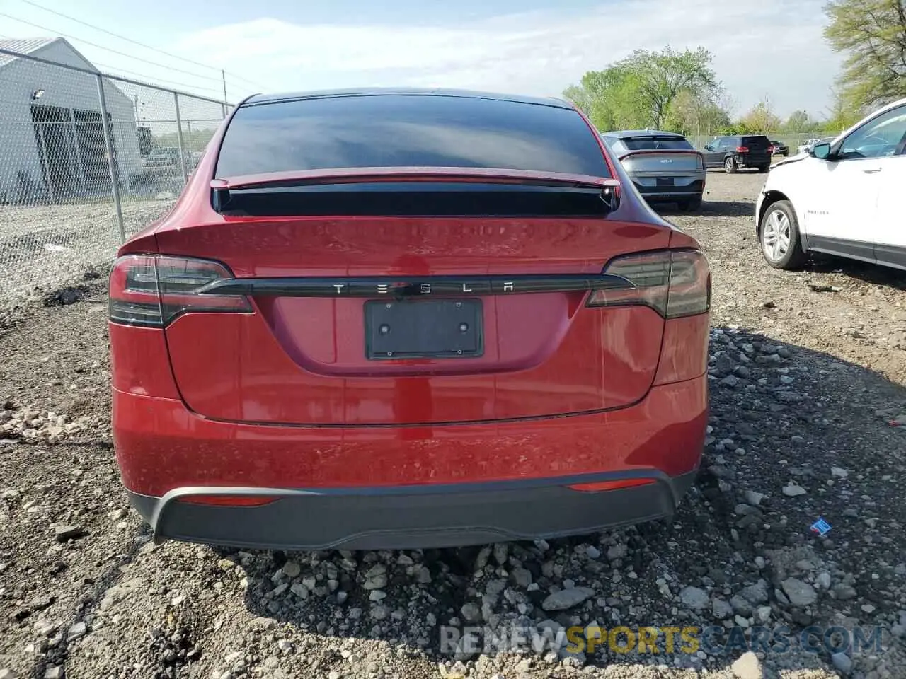 6 Photograph of a damaged car 7SAXCDE52PF431276 TESLA MODEL X 2023