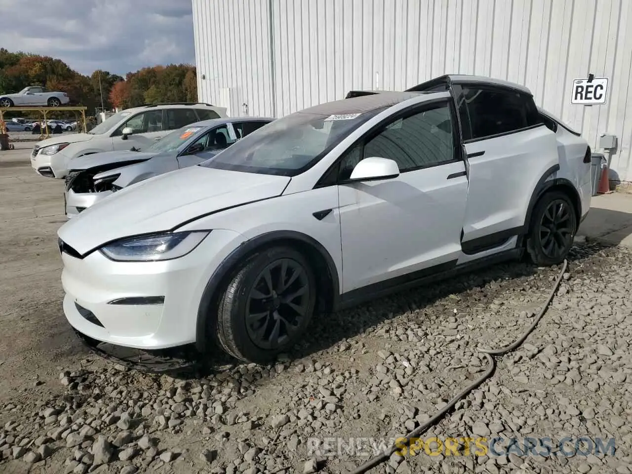 1 Photograph of a damaged car 7SAXCDE53PF369158 TESLA MODEL X 2023