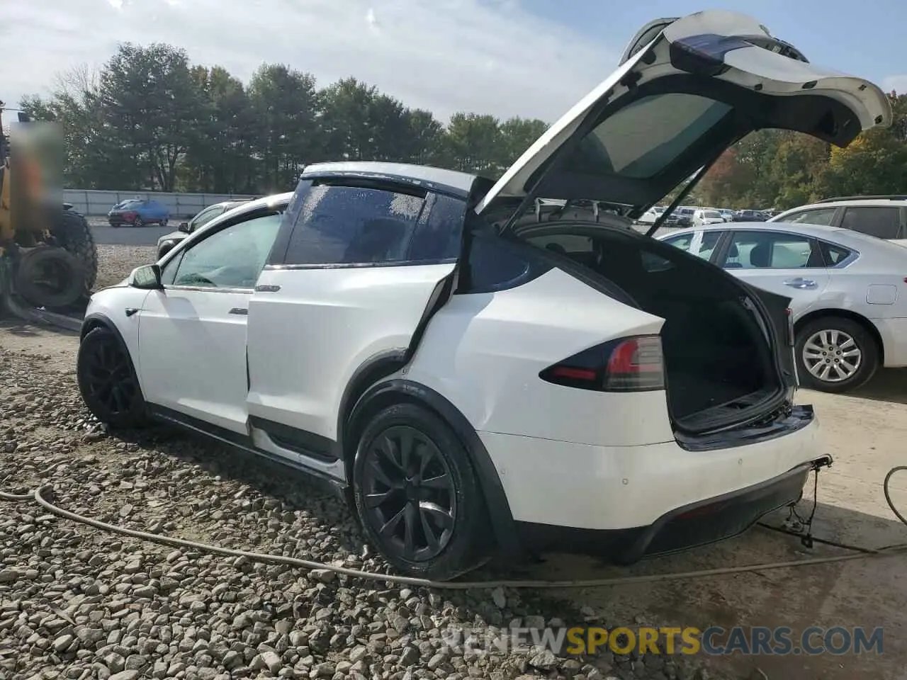 2 Photograph of a damaged car 7SAXCDE53PF369158 TESLA MODEL X 2023
