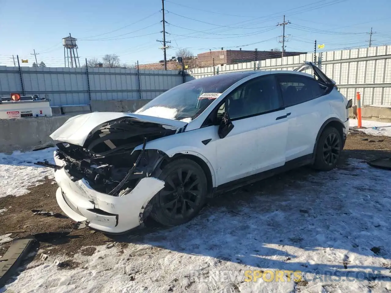1 Photograph of a damaged car 7SAXCDE54PF378225 TESLA MODEL X 2023