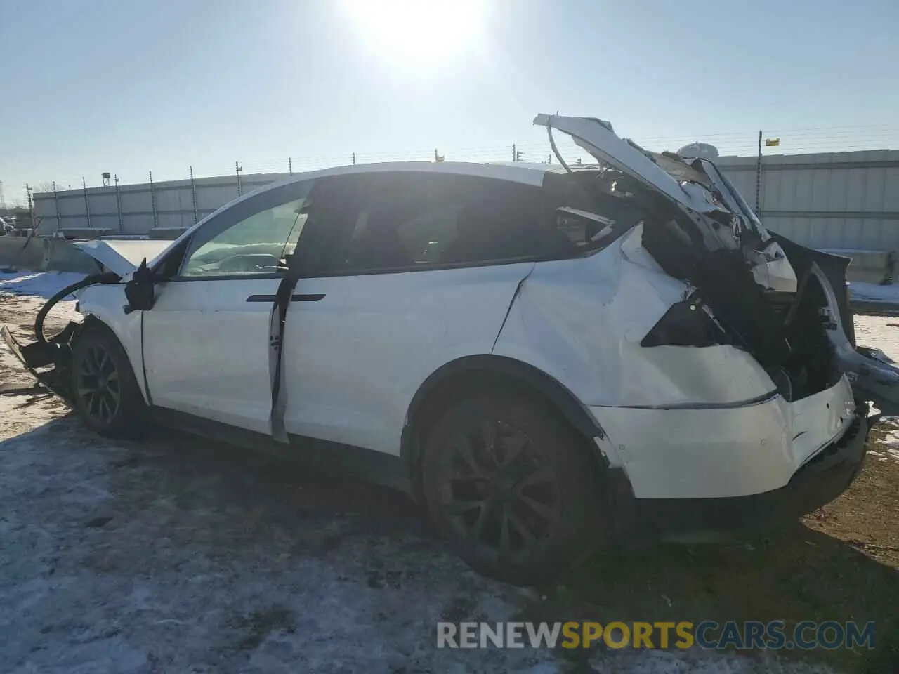 2 Photograph of a damaged car 7SAXCDE54PF378225 TESLA MODEL X 2023
