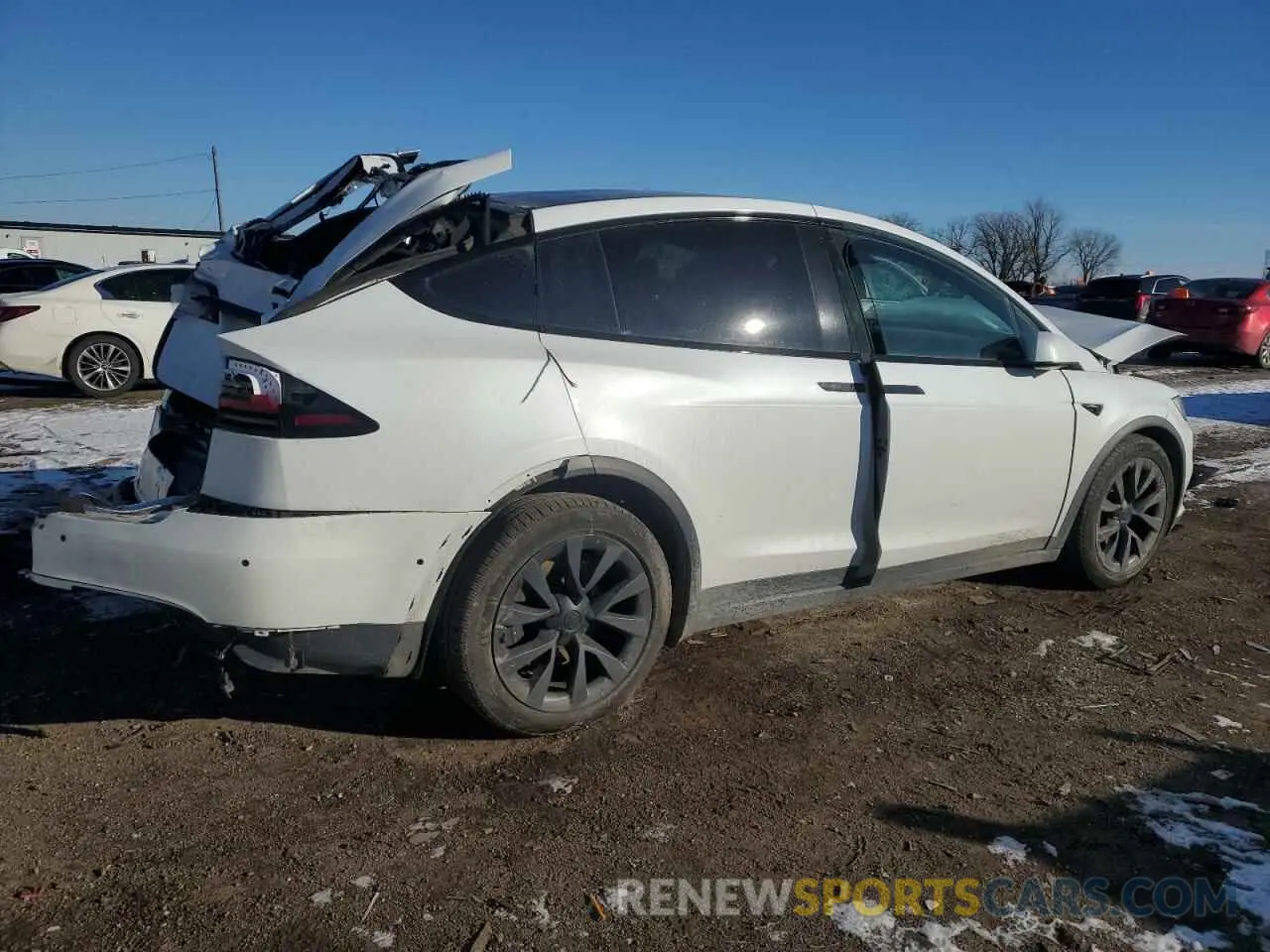 3 Photograph of a damaged car 7SAXCDE54PF378225 TESLA MODEL X 2023