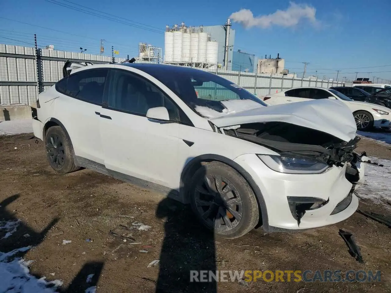 4 Photograph of a damaged car 7SAXCDE54PF378225 TESLA MODEL X 2023