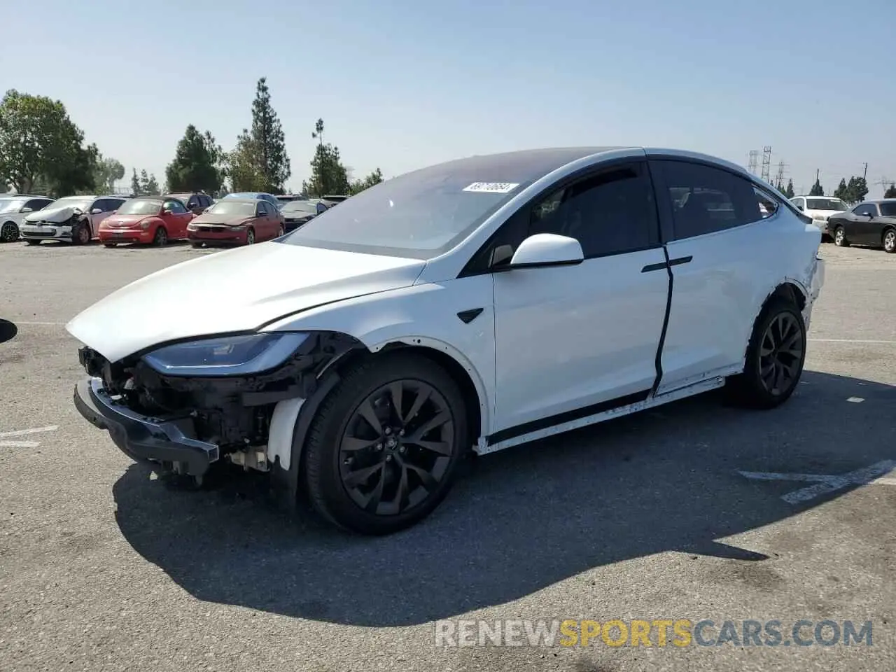 1 Photograph of a damaged car 7SAXCDE54PF406427 TESLA MODEL X 2023