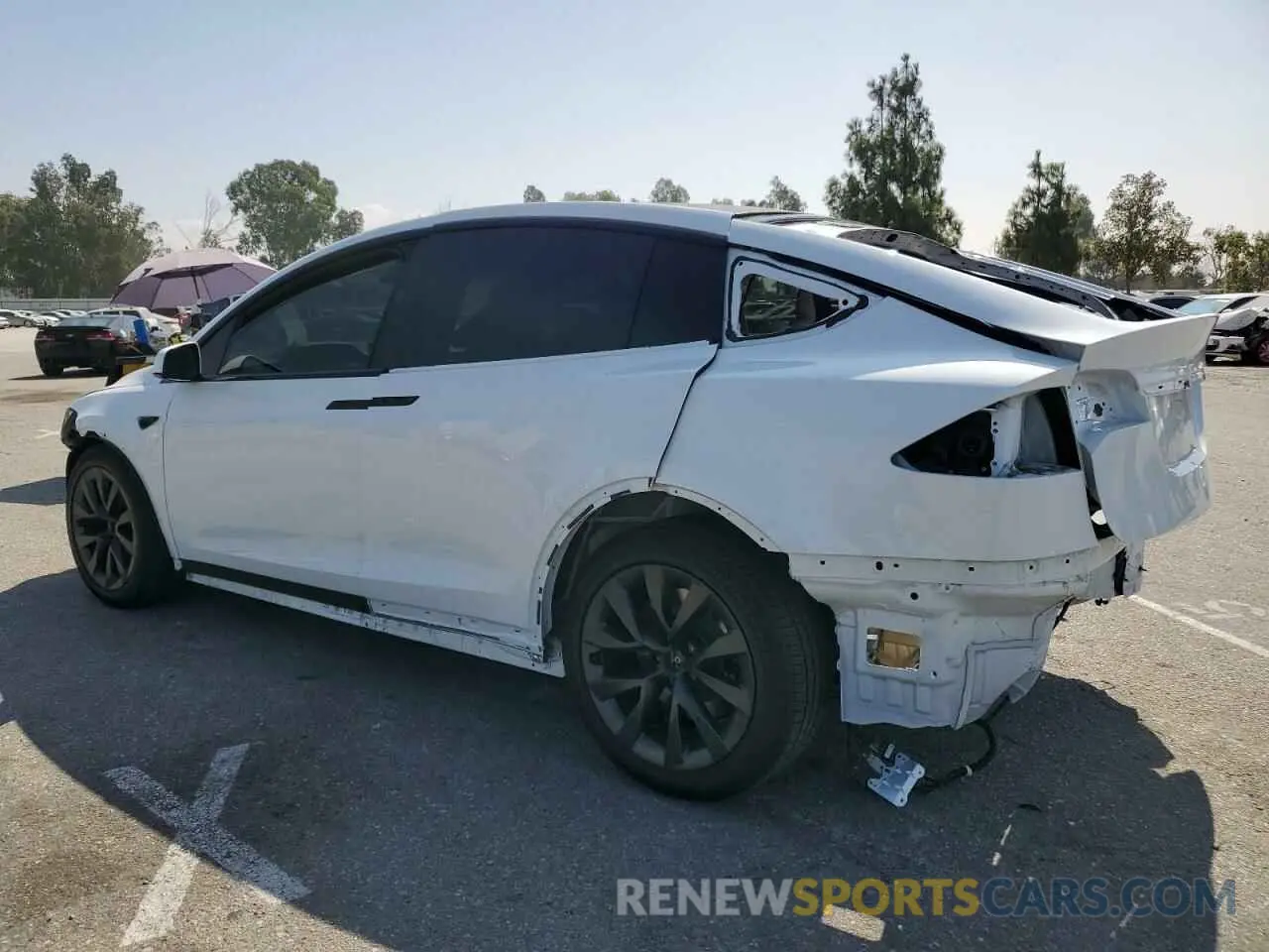 2 Photograph of a damaged car 7SAXCDE54PF406427 TESLA MODEL X 2023