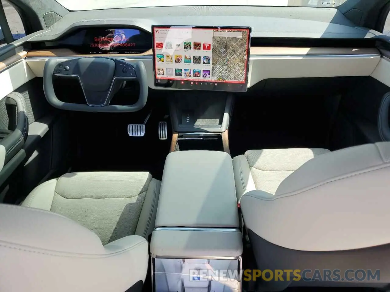 8 Photograph of a damaged car 7SAXCDE54PF406427 TESLA MODEL X 2023