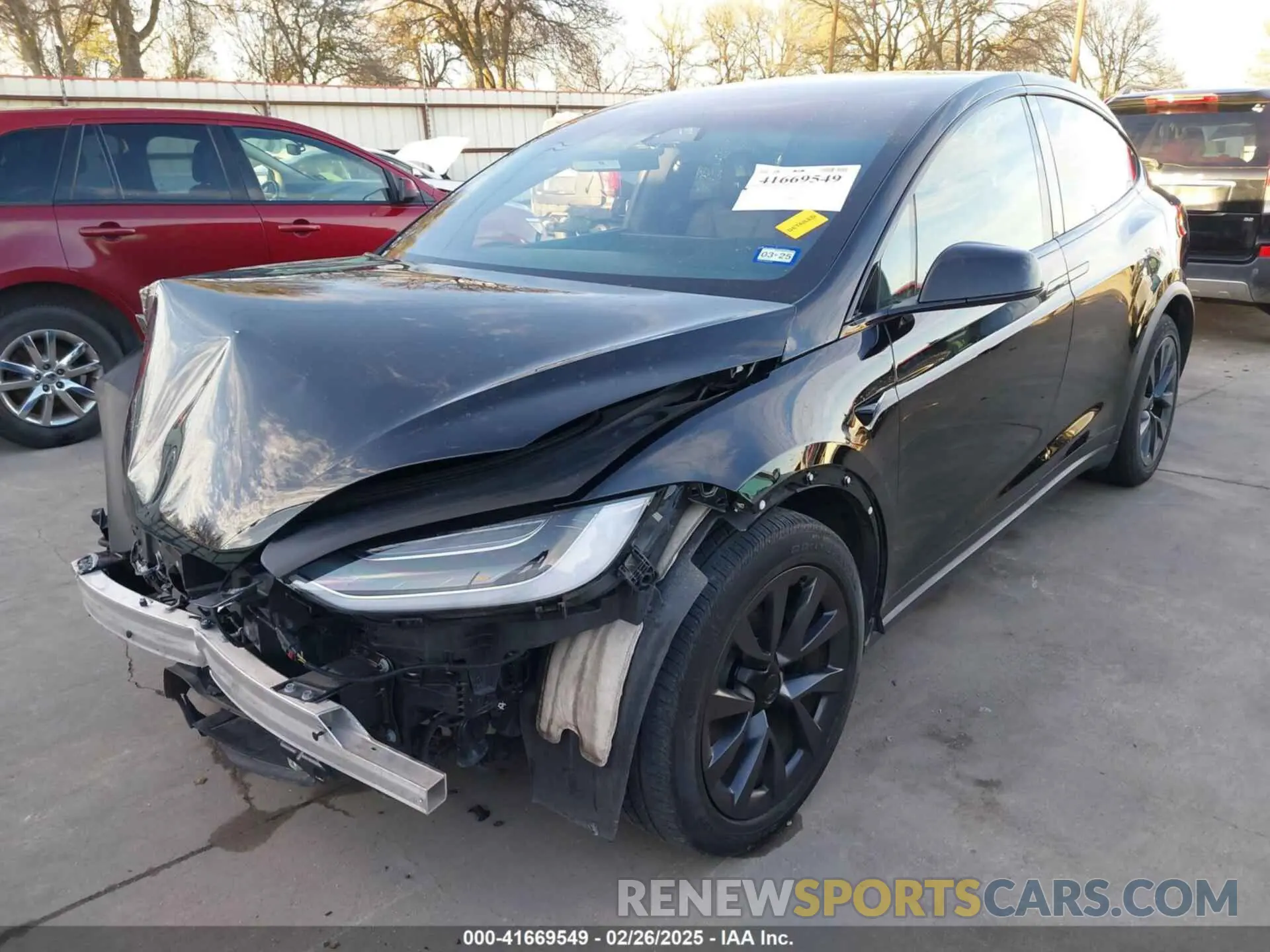 2 Photograph of a damaged car 7SAXCDE55PF387015 TESLA MODEL X 2023