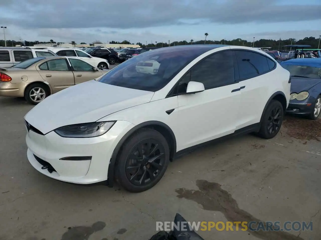 1 Photograph of a damaged car 7SAXCDE55PF409093 TESLA MODEL X 2023