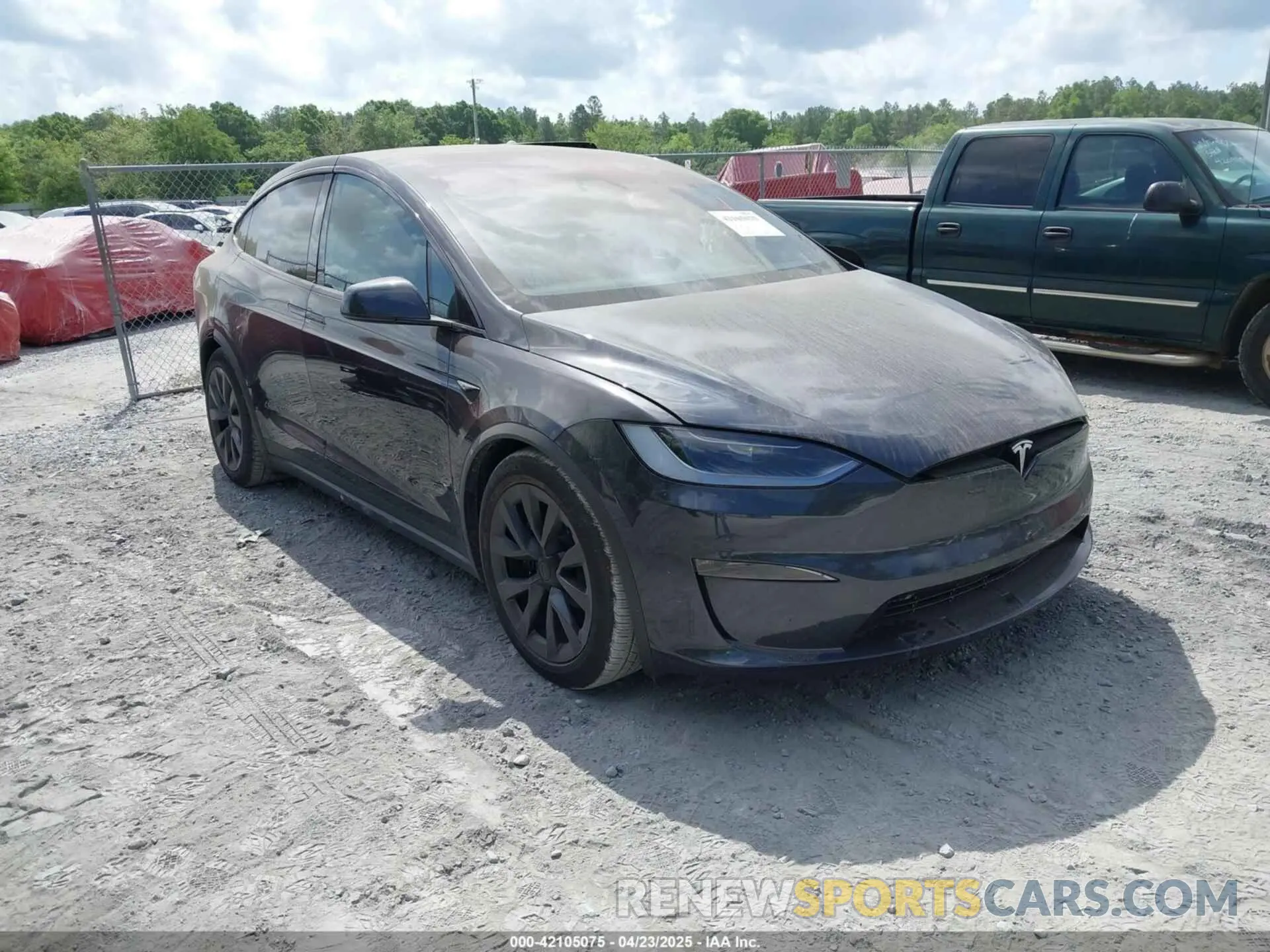 1 Photograph of a damaged car 7SAXCDE55PF427769 TESLA MODEL X 2023